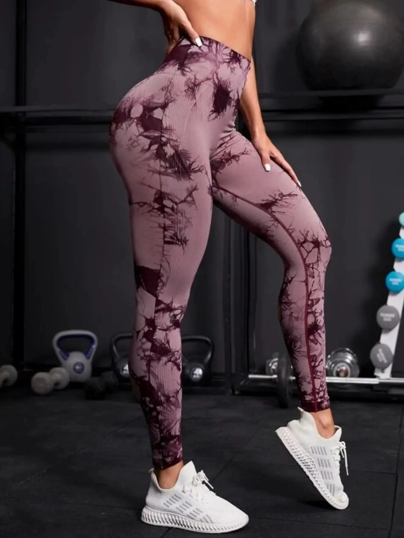 Sarah High Waist Leggings Tie Dye