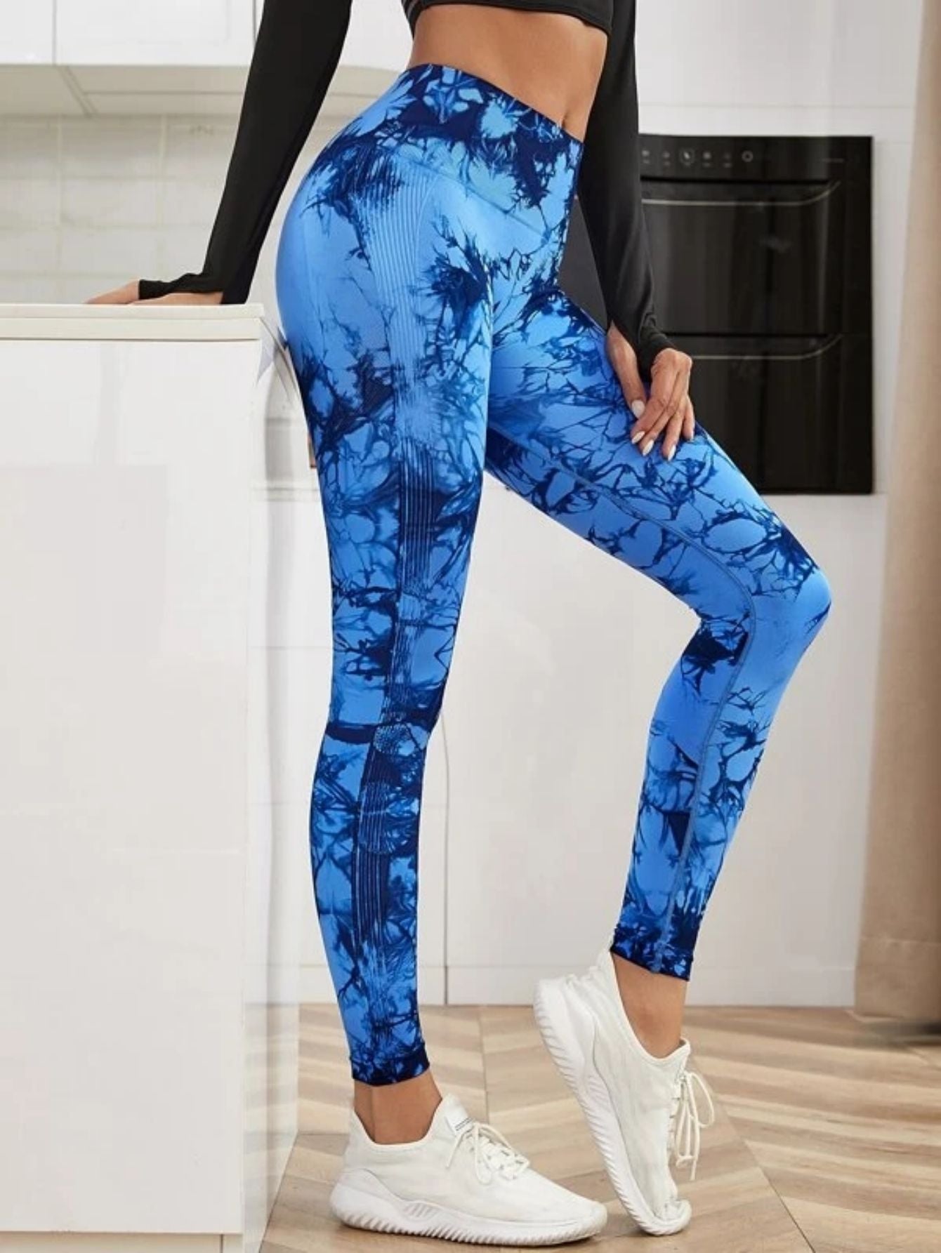 Sarah High Waist Leggings Tie Dye