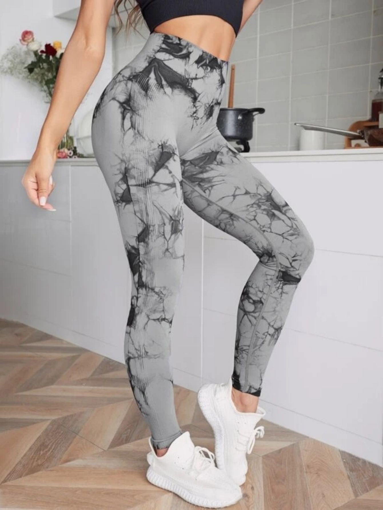 Sarah High Waist Leggings Tie Dye