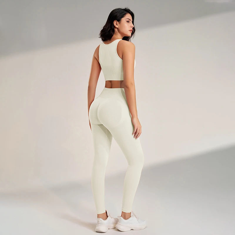 High Waisted Leggings and Top