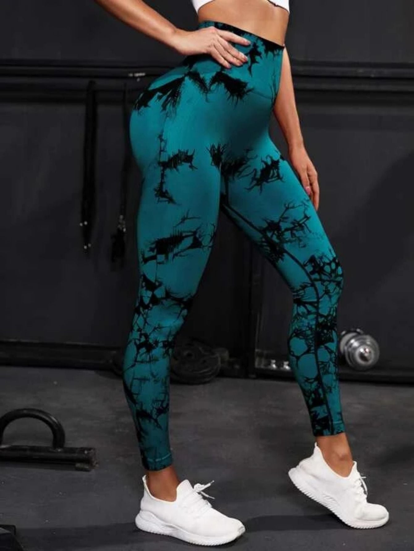 Sarah High Waist Leggings Tie Dye