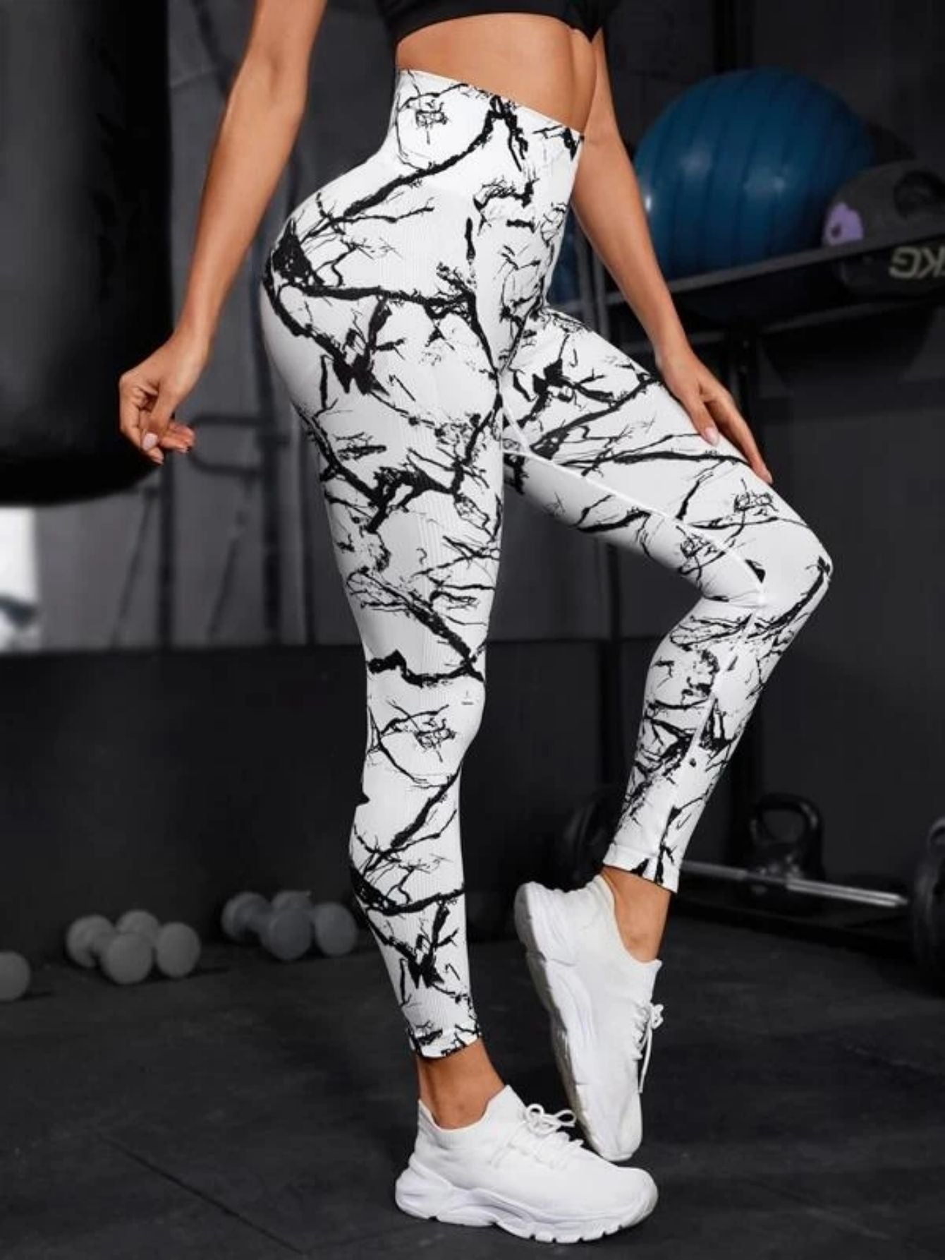 Sarah High Waist Leggings Tie Dye