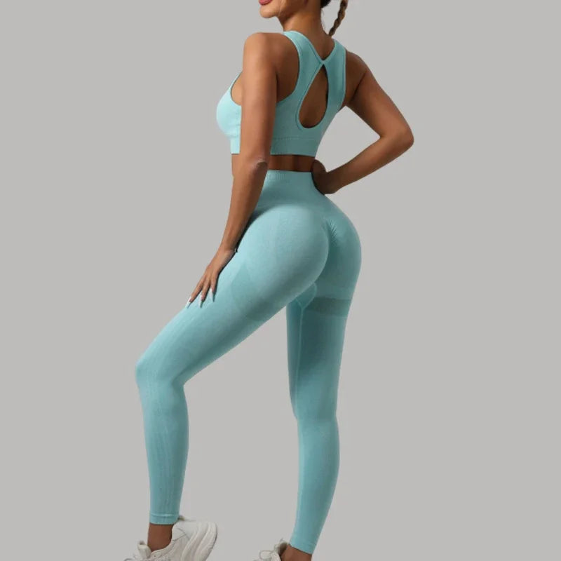 Kira 2pcs Sport Sets Hollow Back