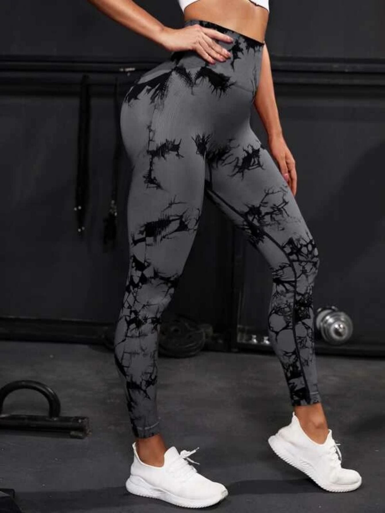 Sarah High Waist Leggings Tie Dye