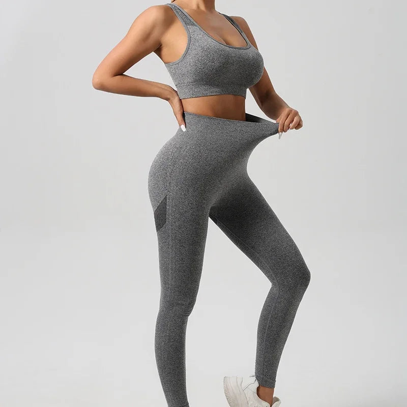 Kira 2pcs Sport Sets Hollow Back