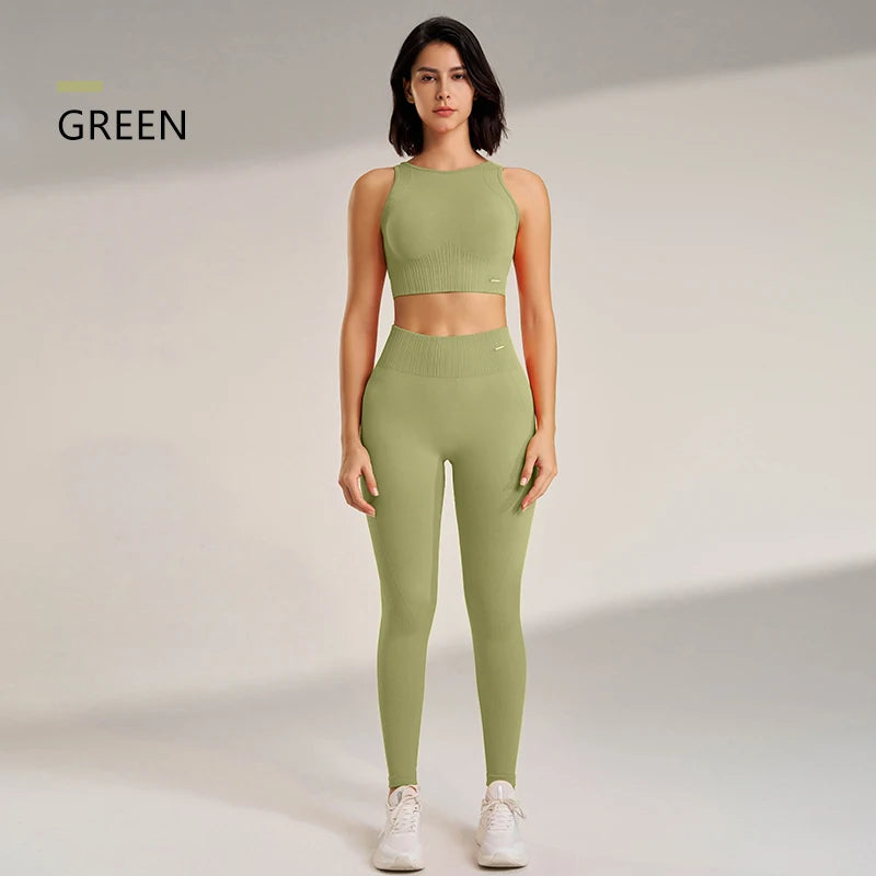 High Waisted Leggings and Top