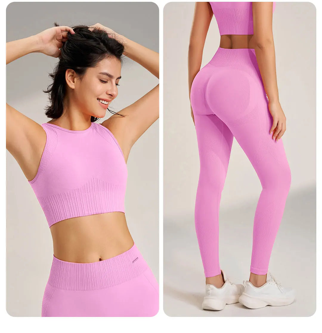High Waisted Leggings and Top