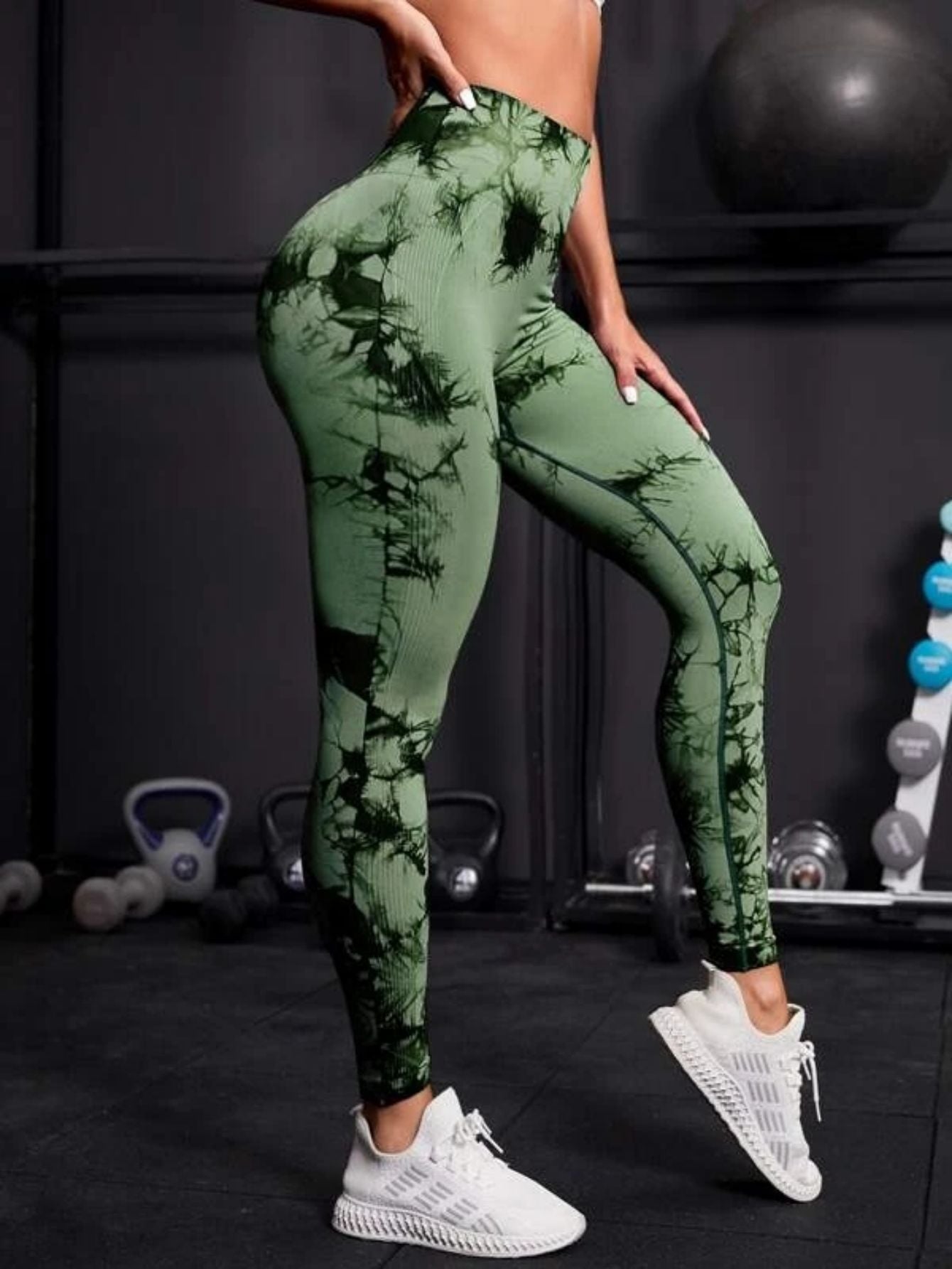 Sarah High Waist Leggings Tie Dye