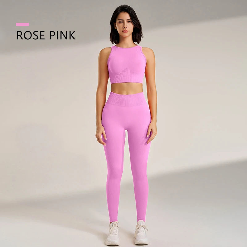 High Waisted Leggings and Top