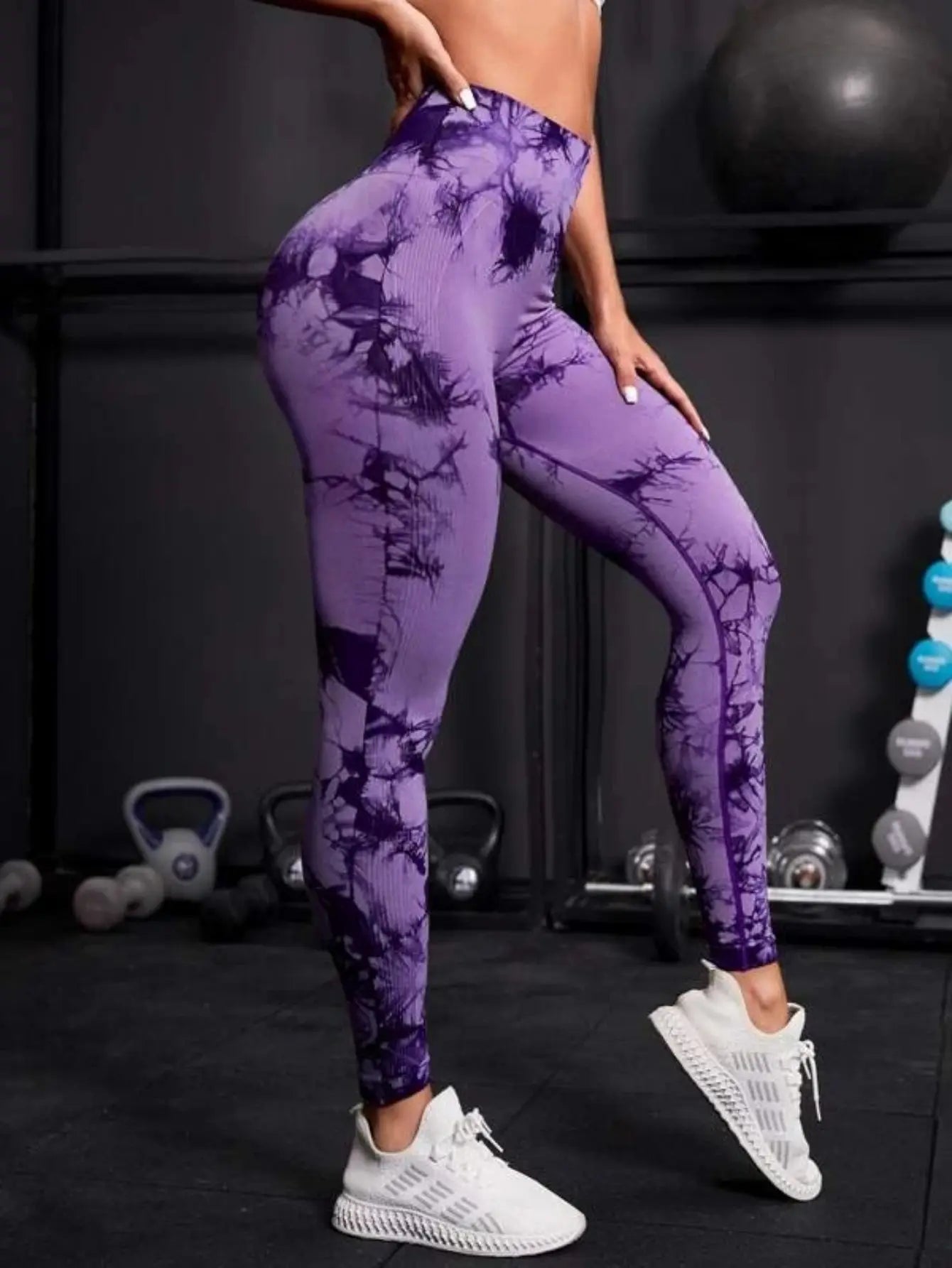 Sarah High Waist Leggings Tie Dye