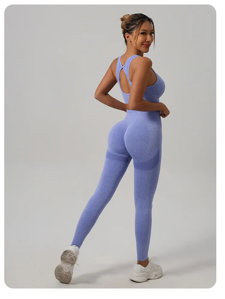 Kira 2pcs Sport Sets Hollow Back