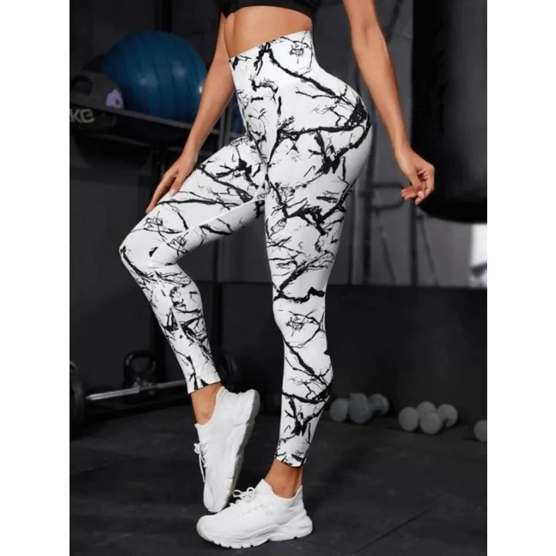 Sarah High Waist Leggings Tie Dye