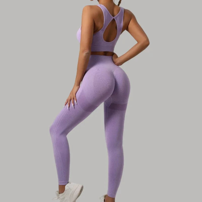 Kira 2pcs Sport Sets Hollow Back