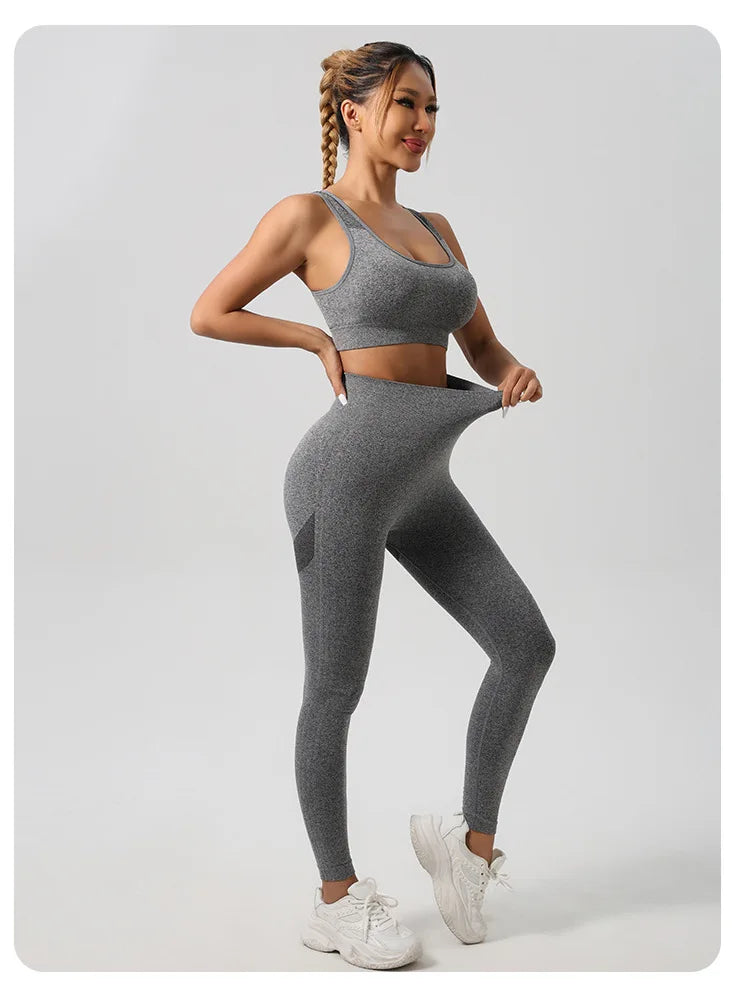 Kira 2pcs Sport Sets Hollow Back