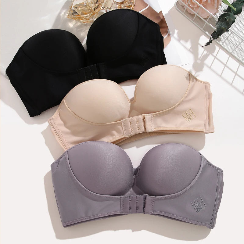Push Up Strapless Bra Sexy & Invisible Lingerie