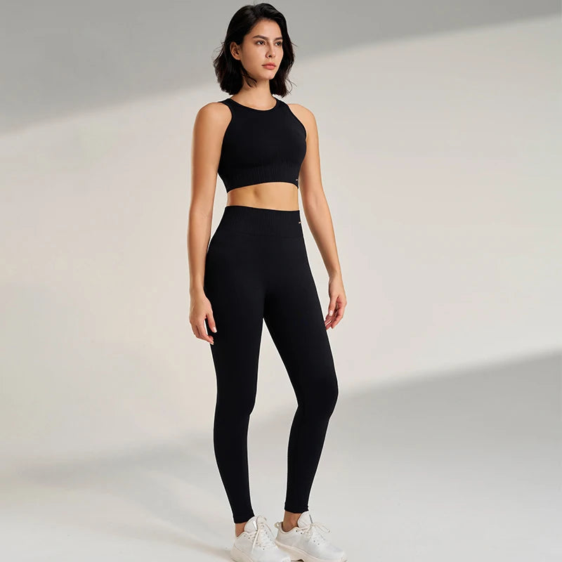 High Waisted Leggings and Top